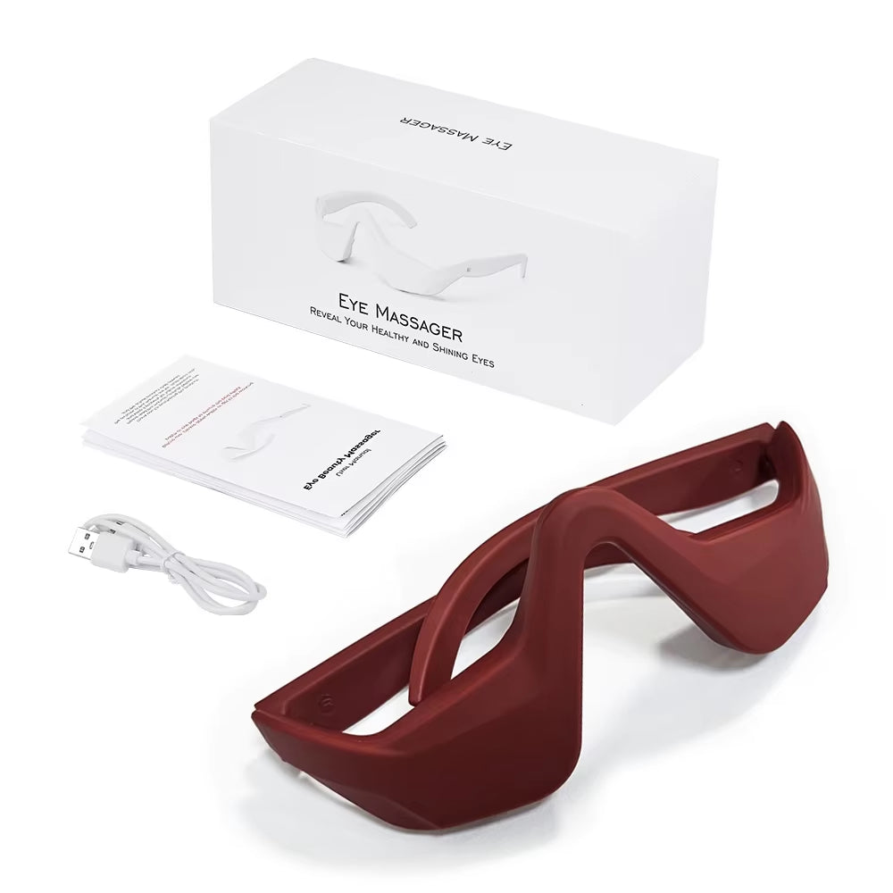 Eye Massager Relieves Eye Fatigue Eyes Massage Glasses Eye Fatigue Relief Massager Under-Eye Glasses Massager