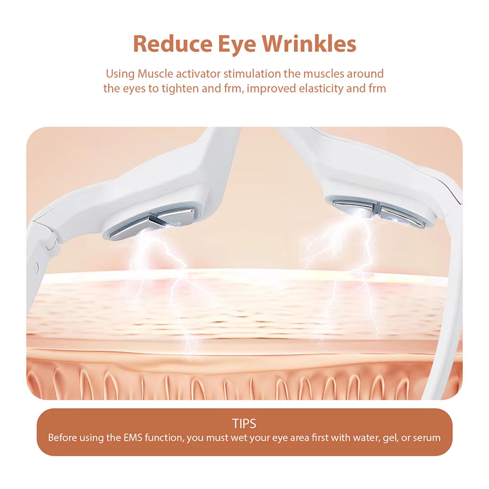 Eye Massager Relieves Eye Fatigue Eyes Massage Glasses Eye Fatigue Relief Massager Under-Eye Glasses Massager